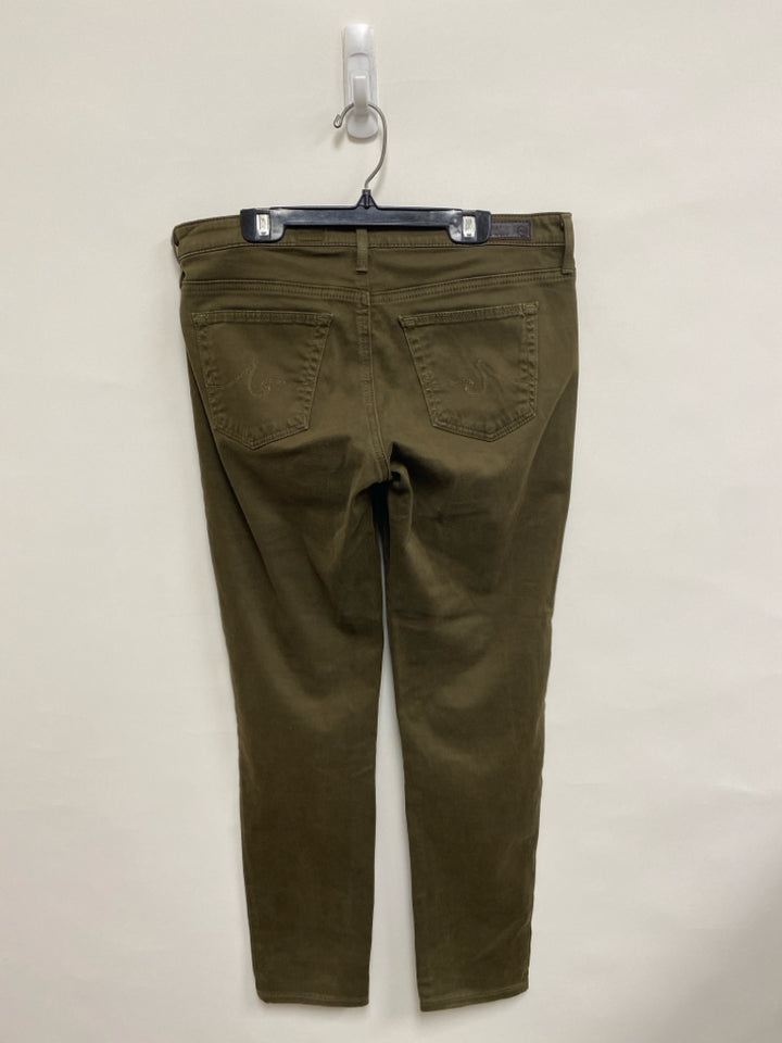 Adriano Goldschmied Size 28 Olive Green Ladies Pants