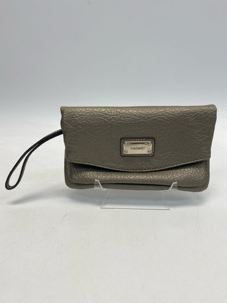 Nine West Bronze Wristlet