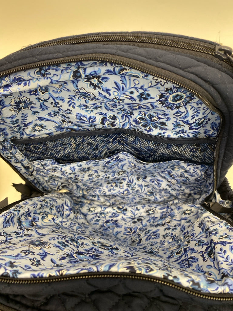 Vera Bradley Navy Quilted Backpack