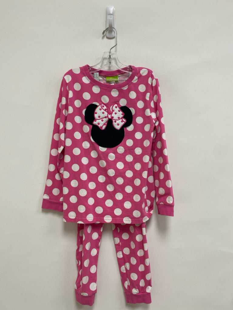 Classic Whimsy SIZE 10 Pink/White Black Polka Dot Joggers Girl&