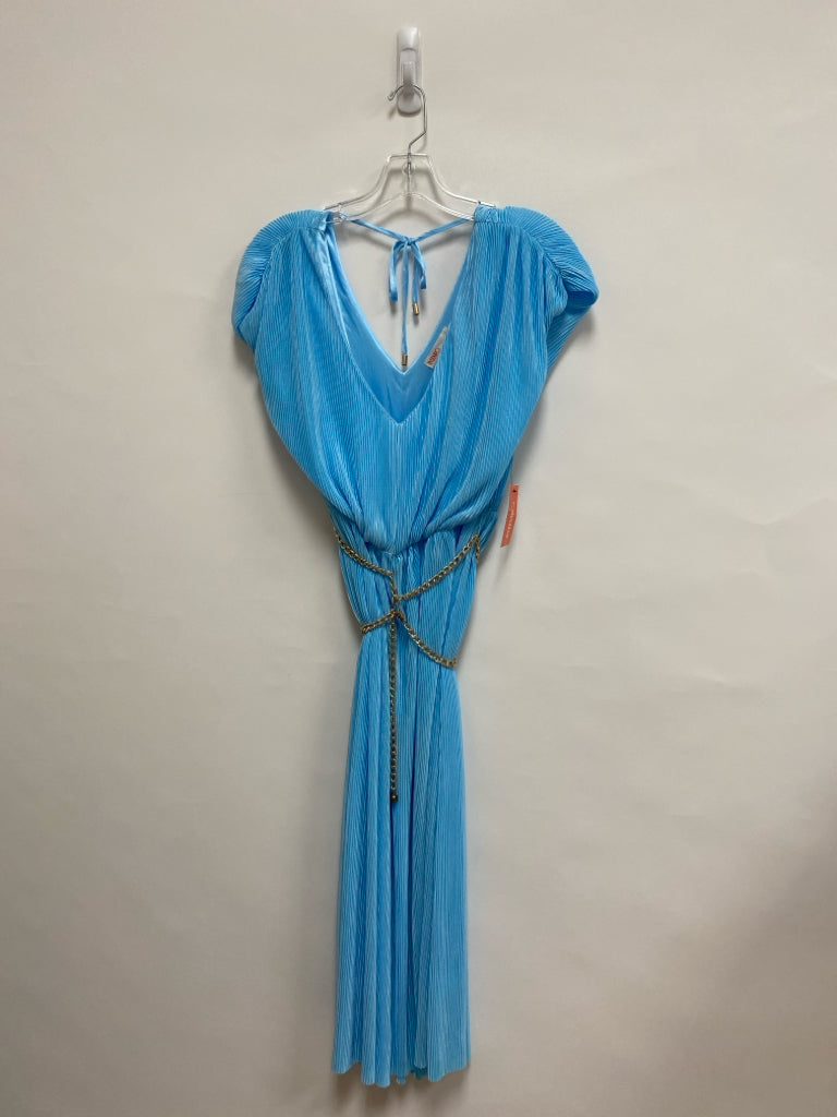 NWT Size L Light Blue Crinkle Ladies Dress