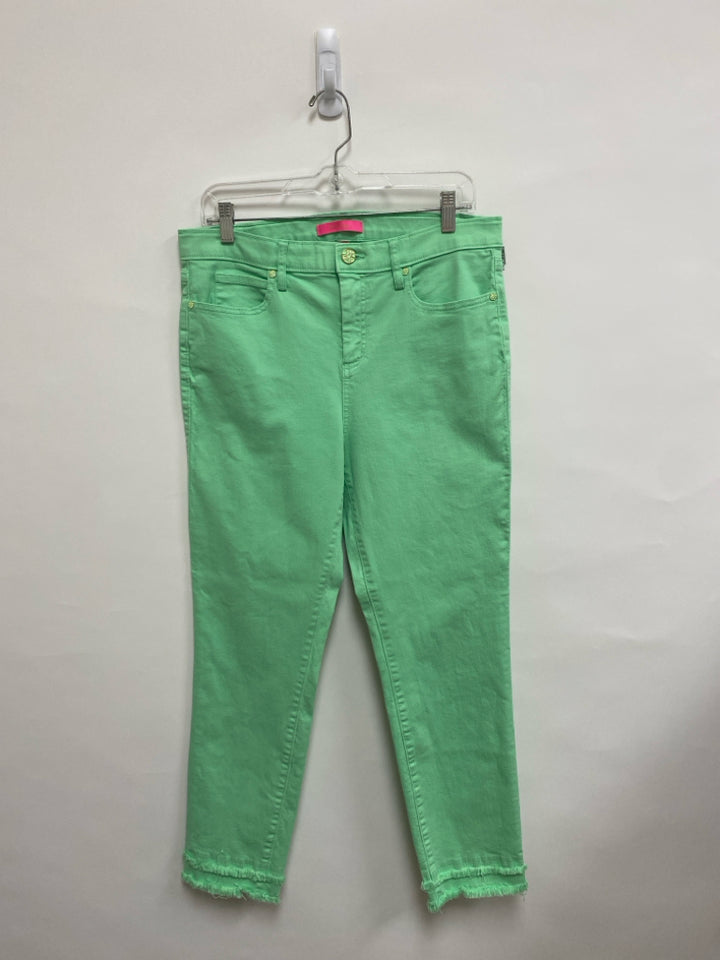LILLY PULITZER Size 12 Pale Green Ladies Pants