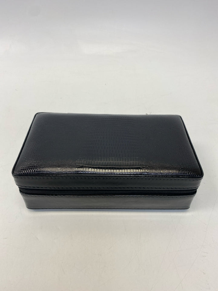 Black Embossed Jewelry Box