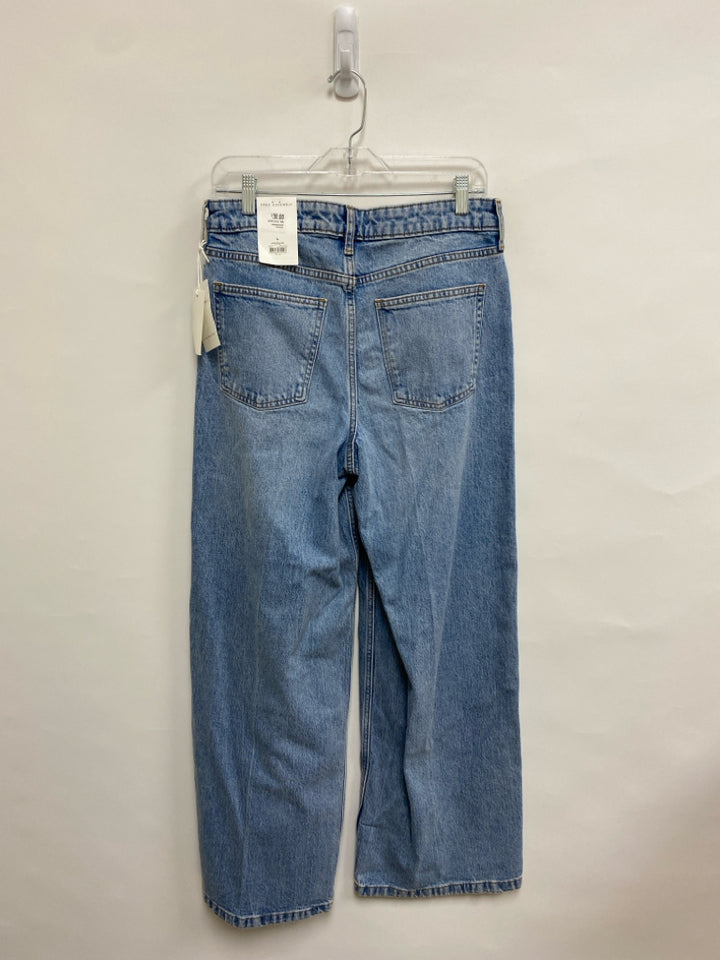 NWT FREE ASSEMBLY Size 4 Light Blue Wide Leg Ladies Jeans