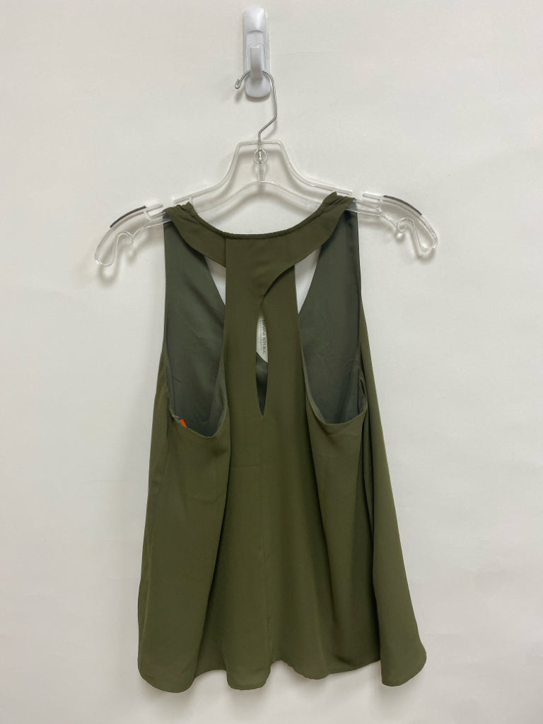 NWT Banana Republic Size XS Dark Olive Tank Ladies Top