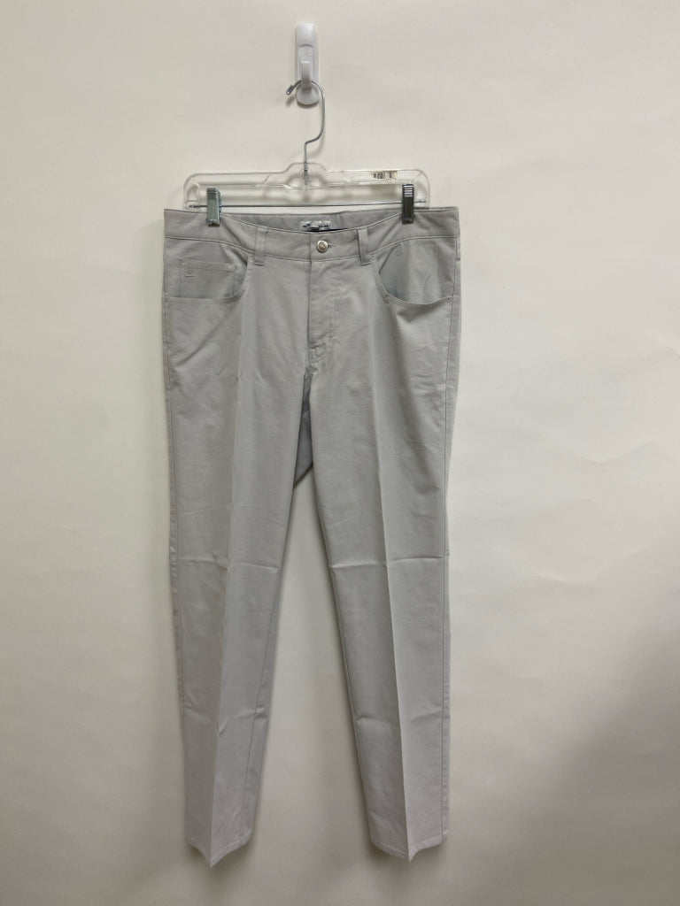 Peter Millar Size 33 Pale Gray Men&