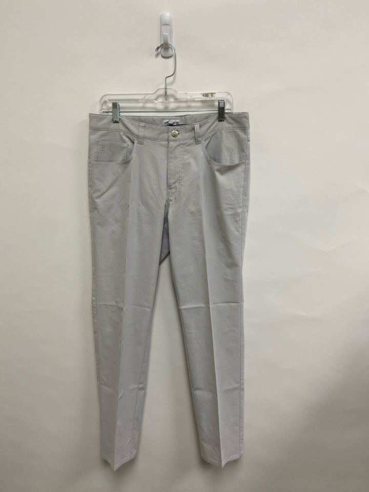 Peter Millar Size 33 Pale Gray Men&