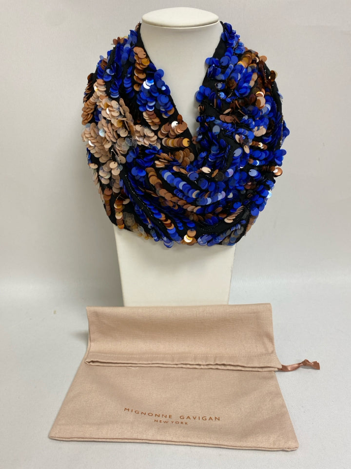 Mignonne Gavigan Navy Black/Silver Beaded Necklace
