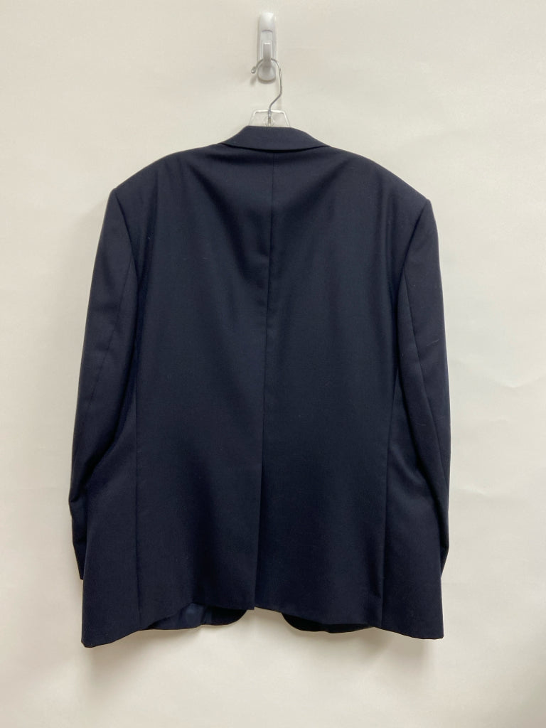 Meeting Street Size 48L Dark Navy Wool Blend Men&