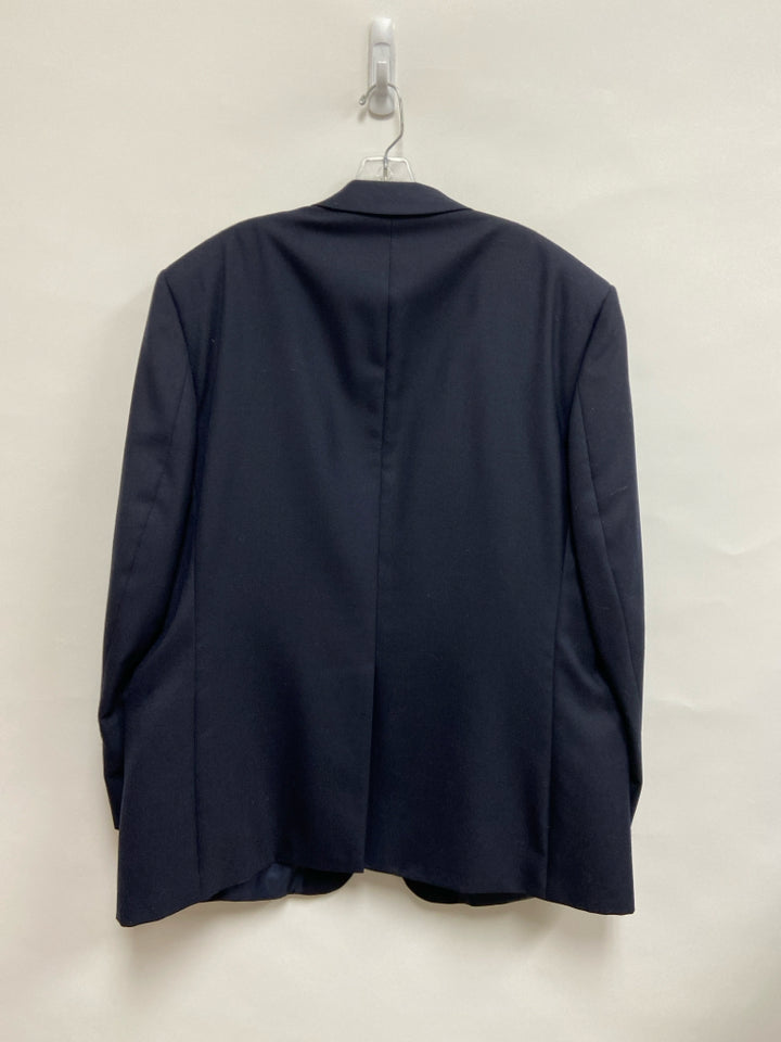 Meeting Street Size 48L Dark Navy Wool Blend Men&