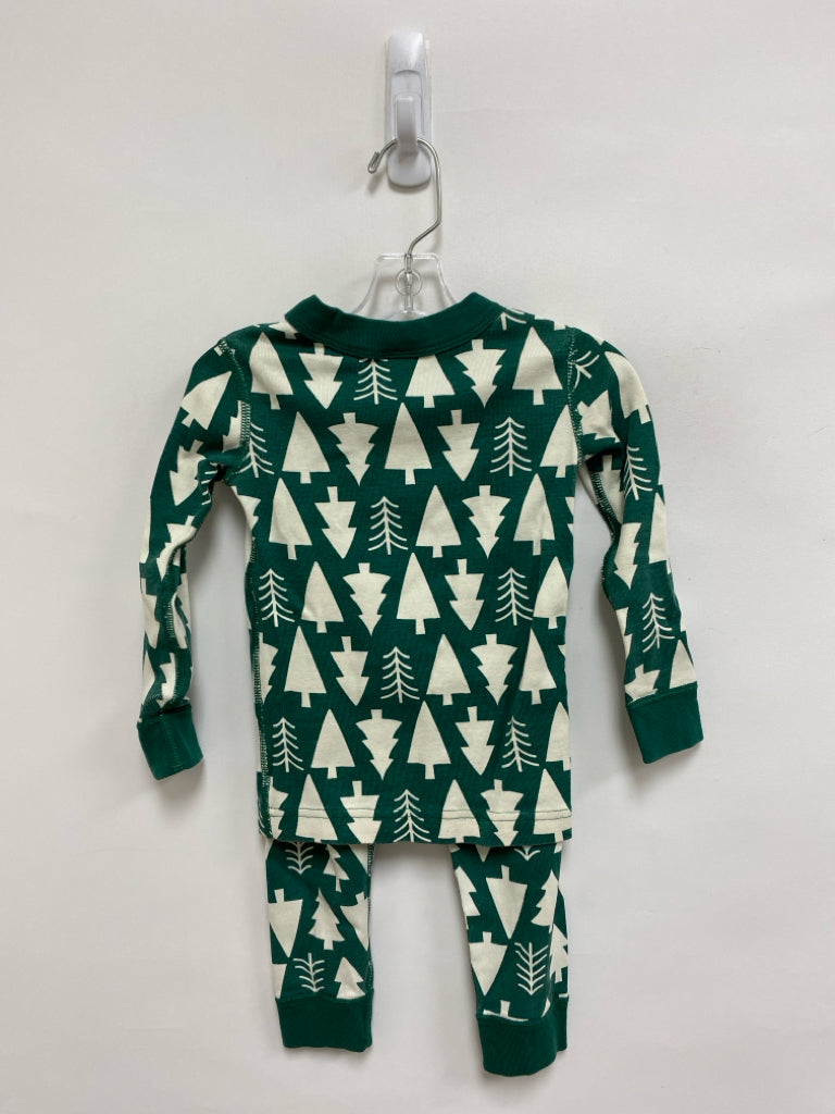 hanna Andersson SIZE 3T Green Cream Tree(s) Boy&