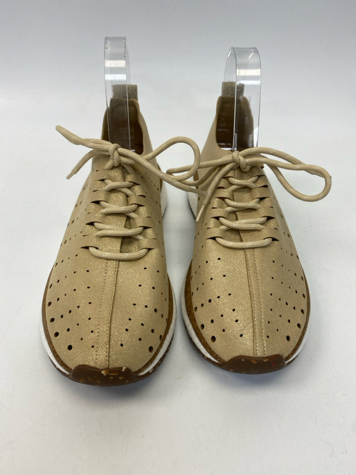 OTBT  Size 8 Tan Shimmery Sneakers