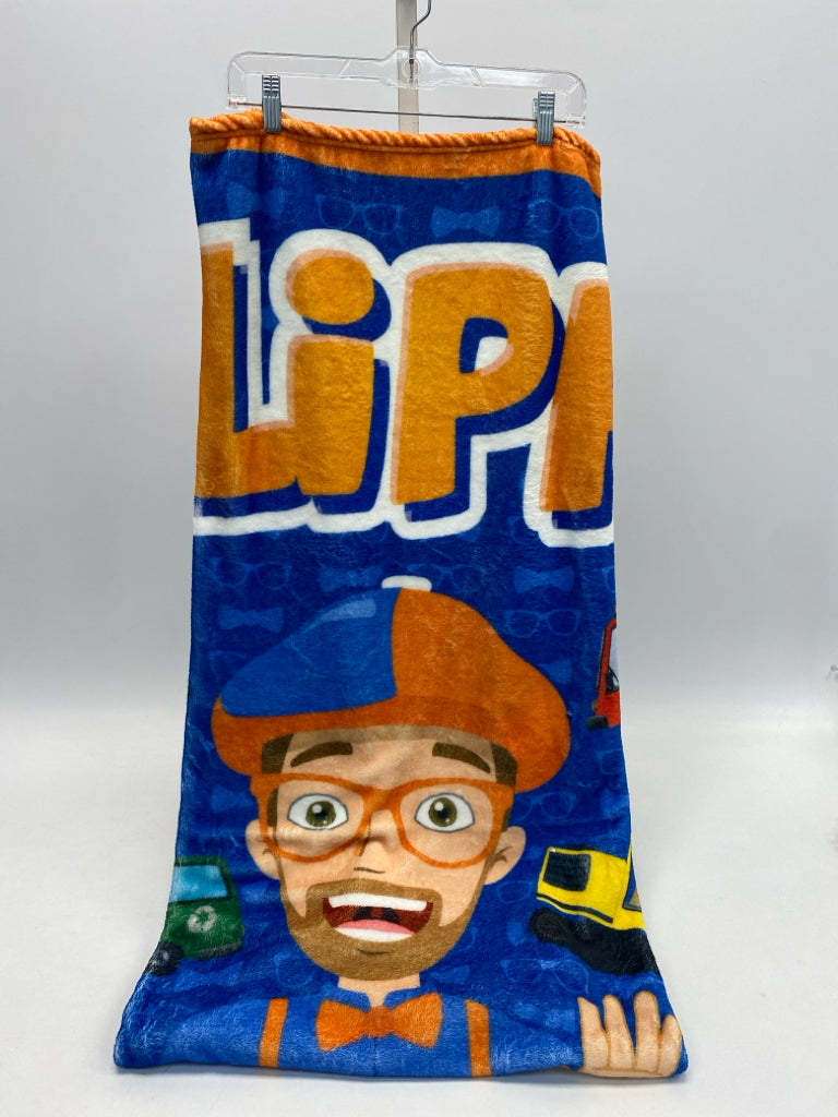 Blue Orange Blanket-Kids