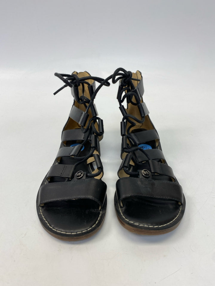 Michael Kors  Size 7.5 Black Lace-up Sandals