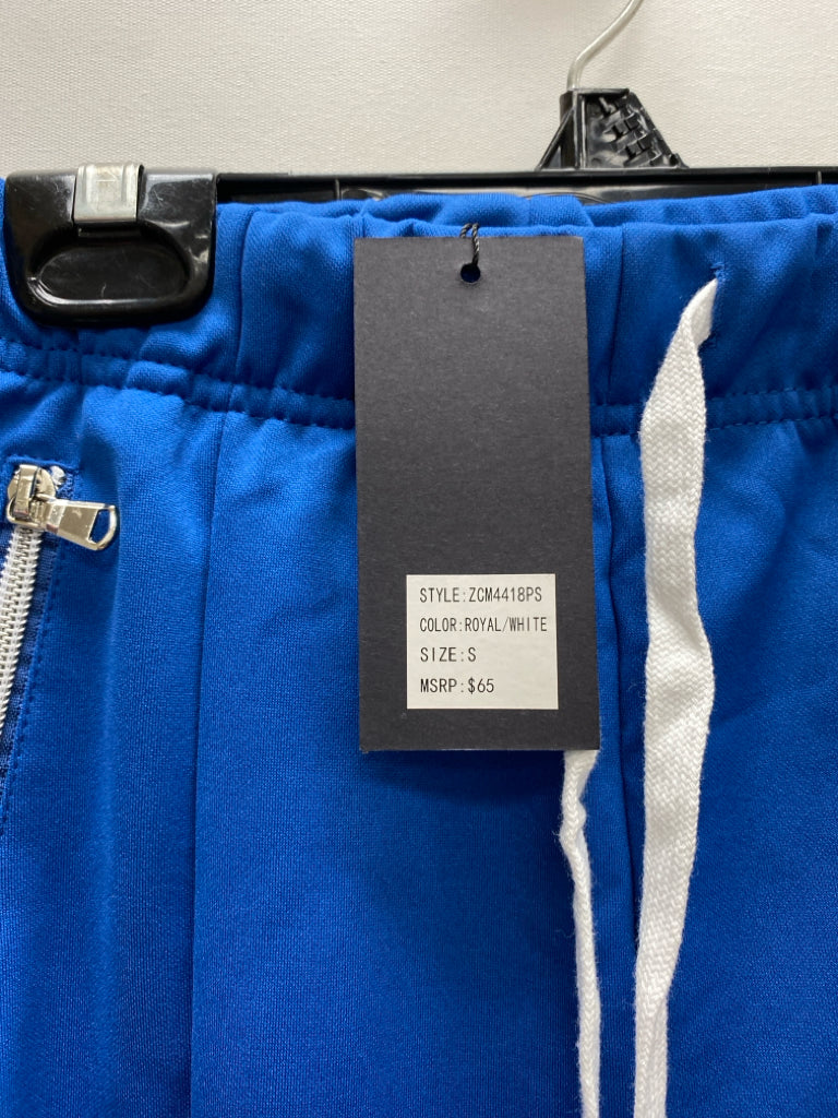 NWT Size S Blue White Trimmed Athletic Pants