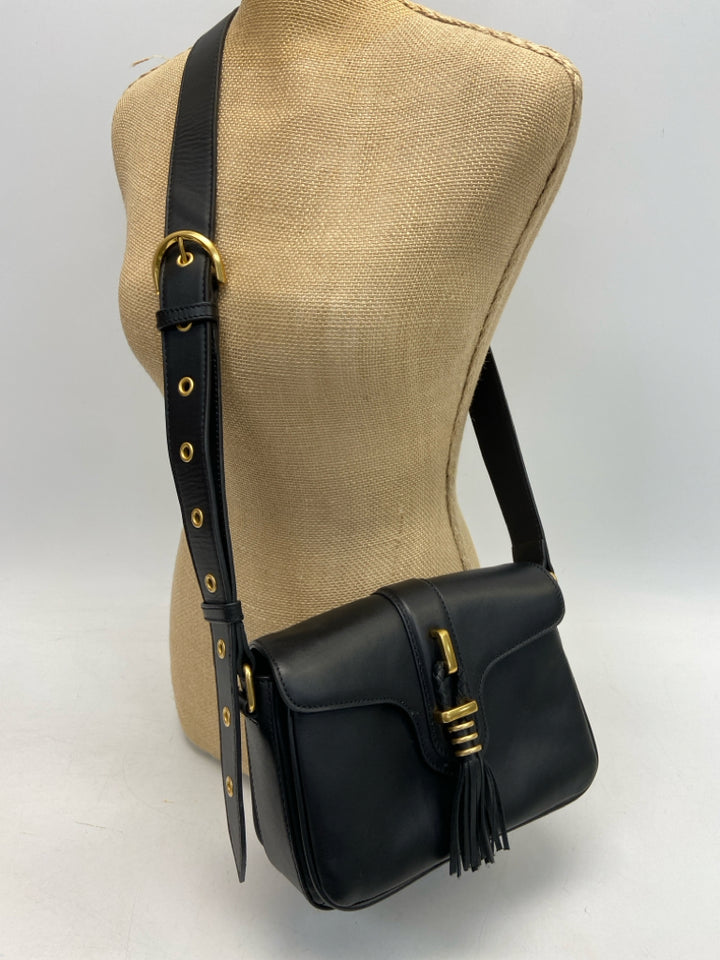 VINCE CAMUTO Black Tassel(es) Crossbody