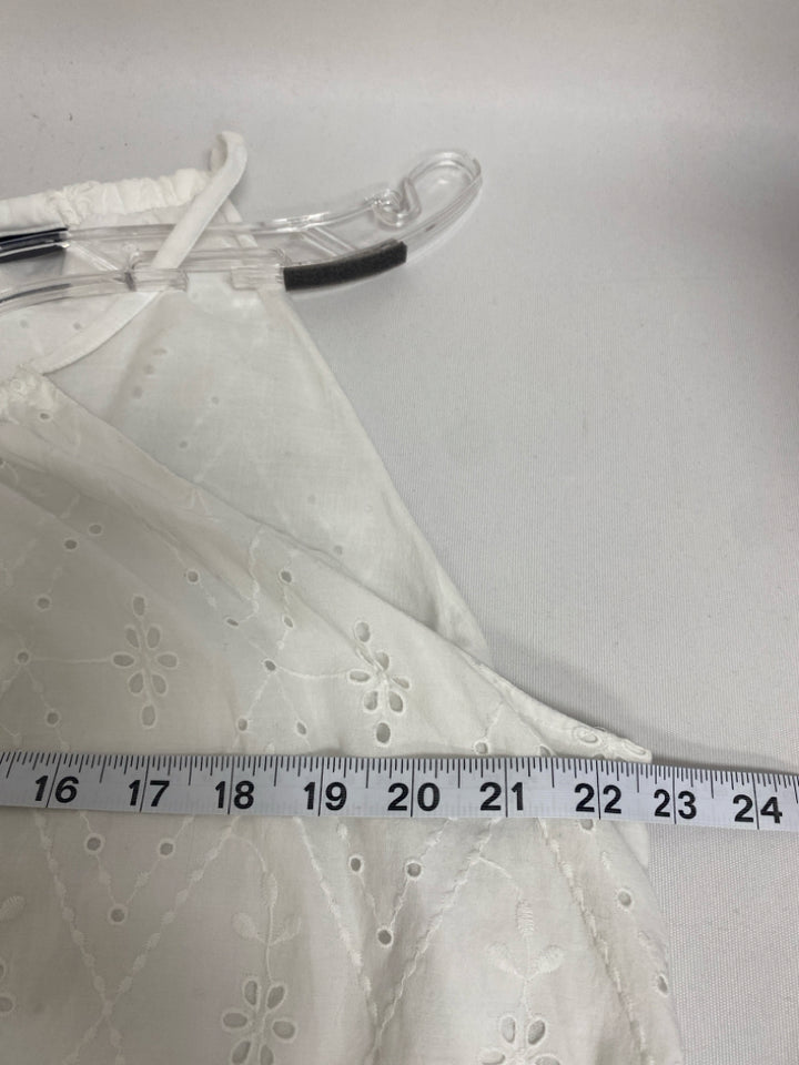 Lane Bryant  SIZE  18/20 White Maxi Eyelet Plus Size Dress