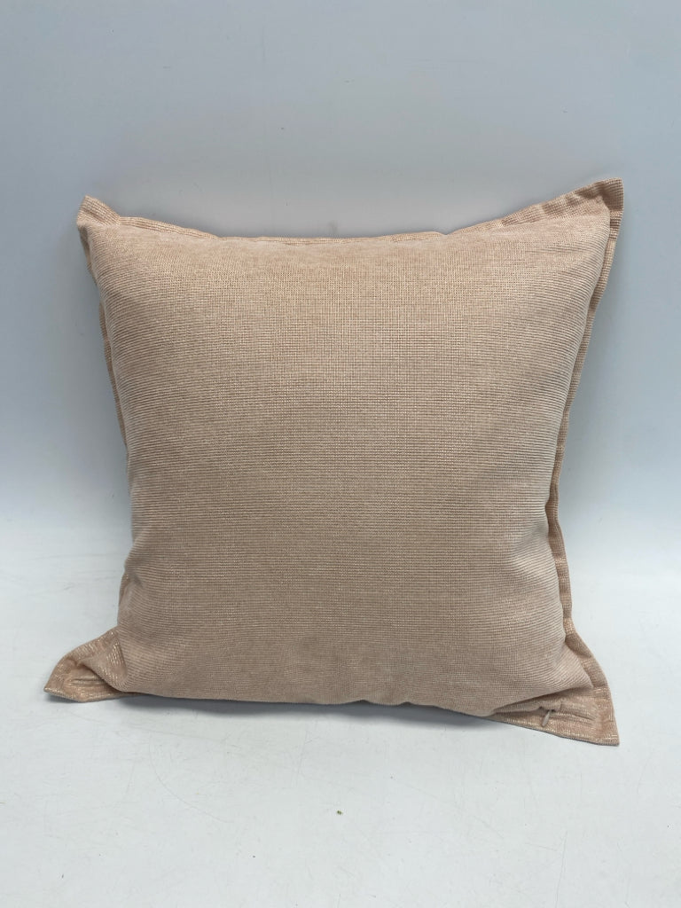 Blush Shimmery Pillow