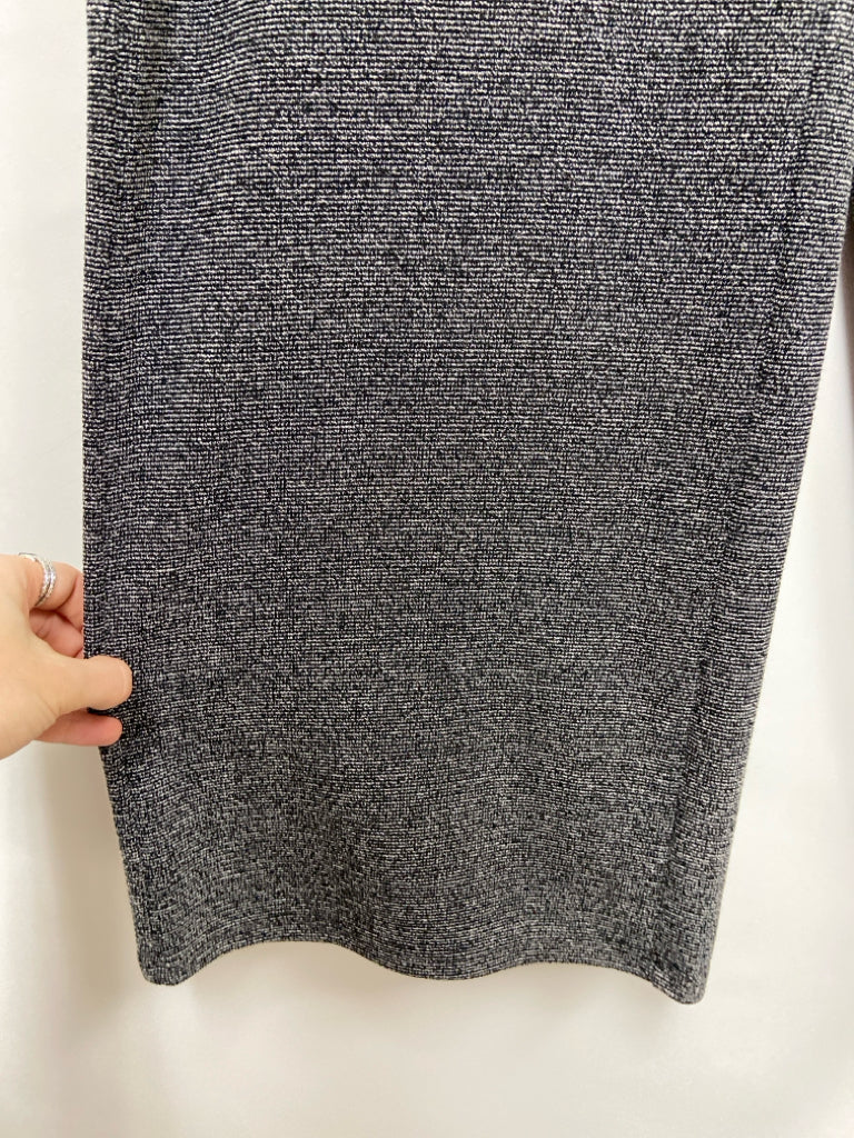 Anthropologie Size S Black/White Mottled Pull-on Ladies Pants