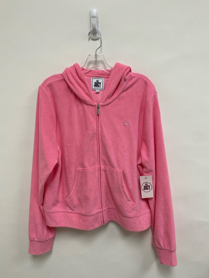 NWT Juicy  SIZE  XXL Pink Zip Down Hooded Plus Size Jacket