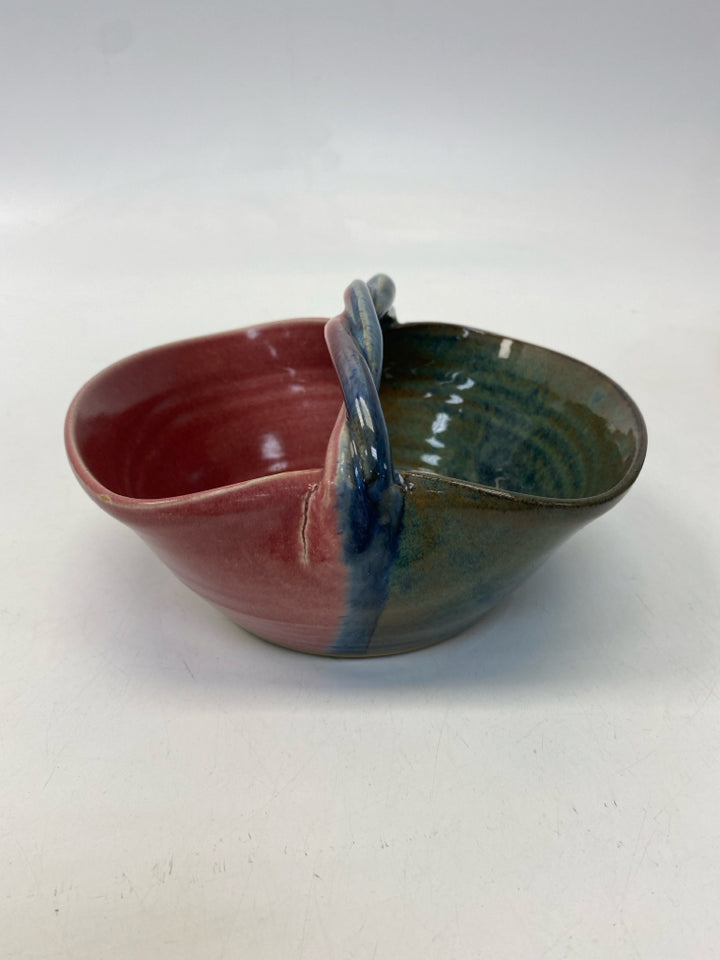 Pink Blue/Green Pottery