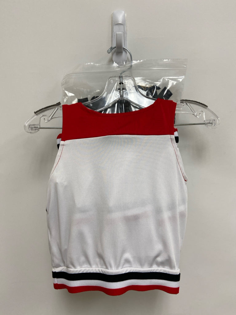 SIZE 5 White Red/Black Stars Girl&