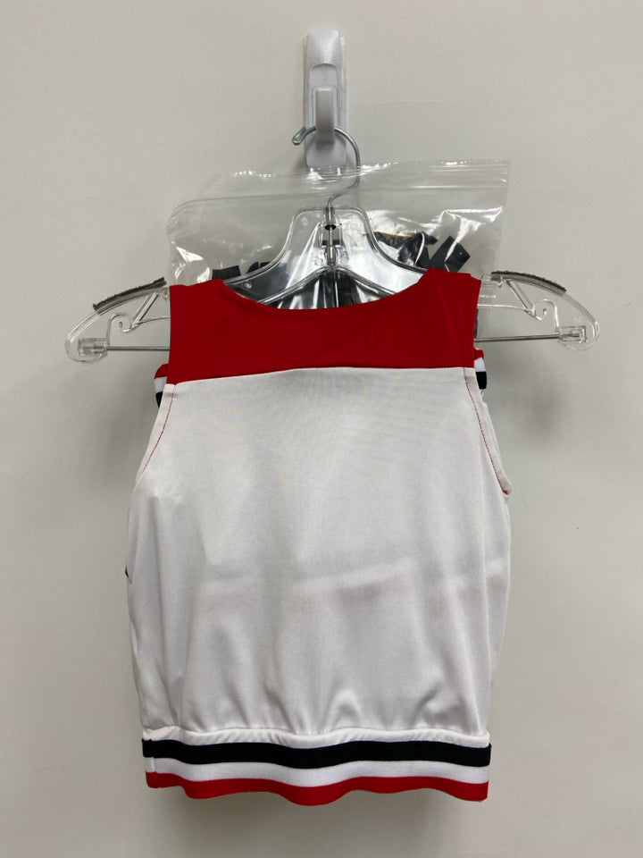 SIZE 5 White Red/Black Stars Girl&