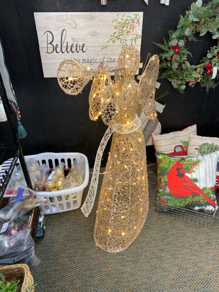 Gold White Sparkle Christmas