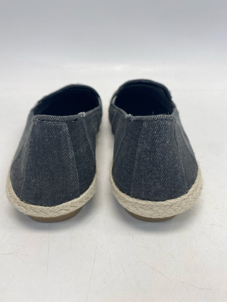 Kim Rogers US Shoe Size 10 Black Canvas Flats