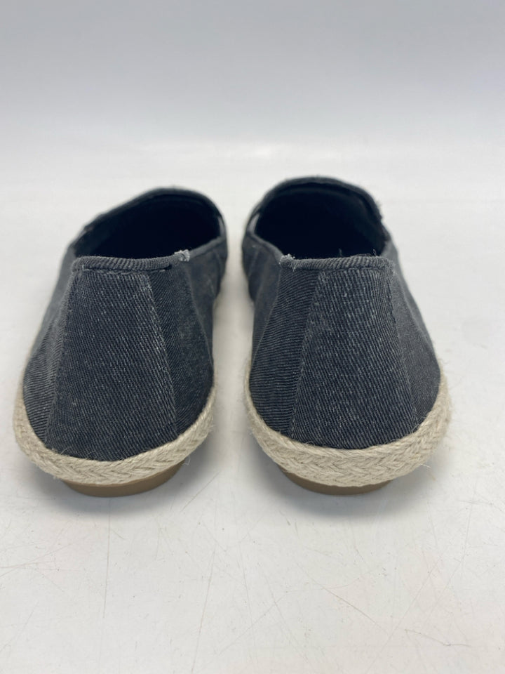 Kim Rogers US Shoe Size 10 Black Canvas Flats
