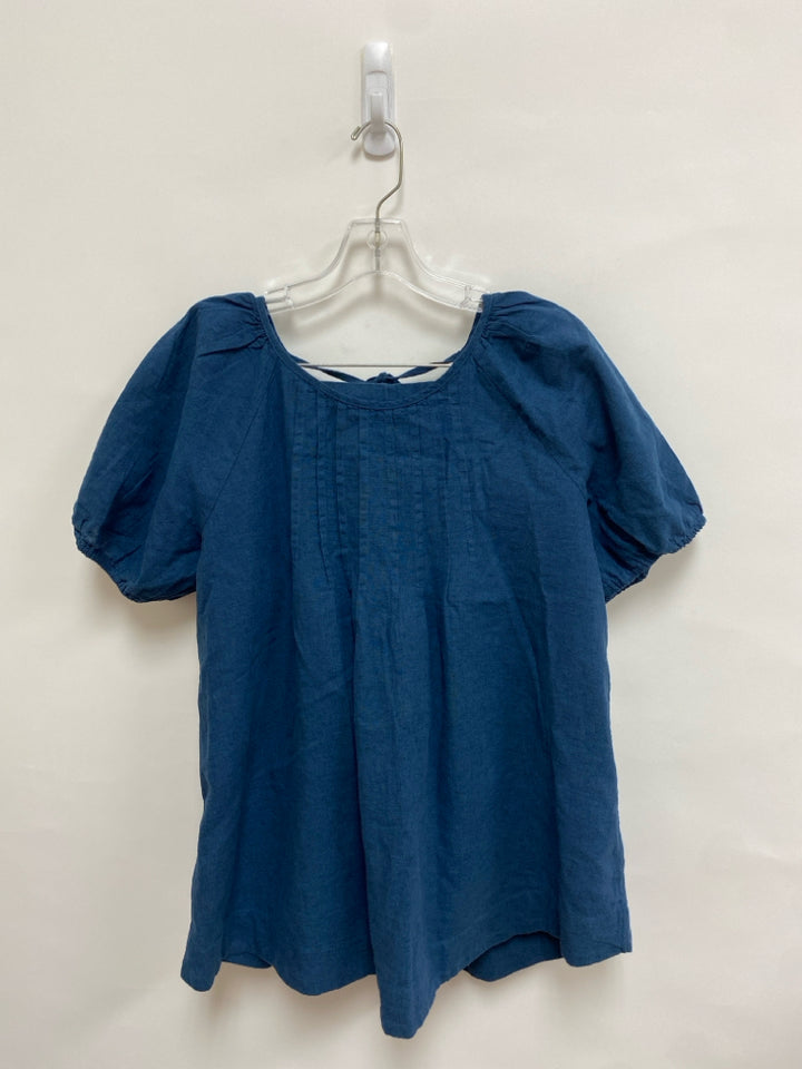 NWT Free People Size L Navy Linen Ladies 2pc Shorts