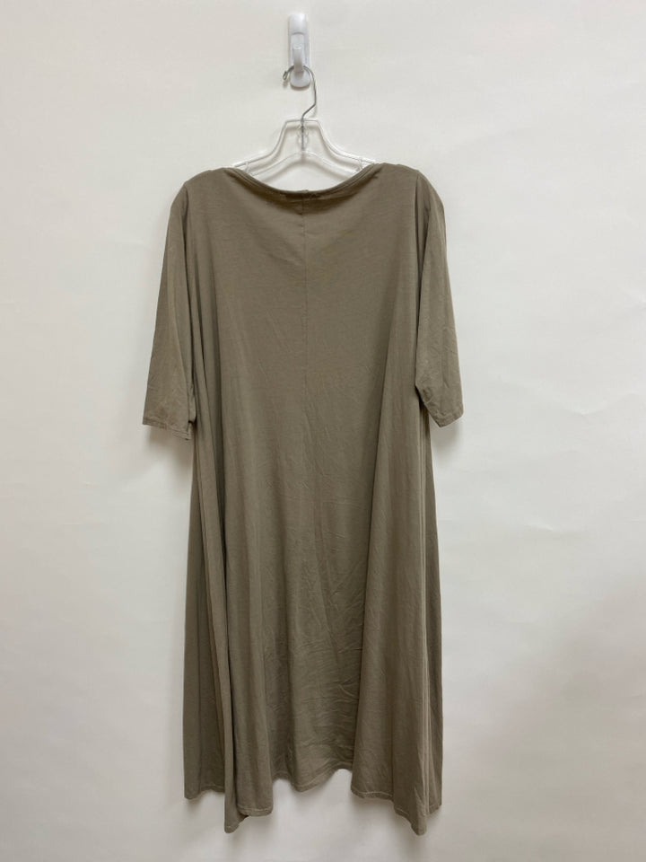 Saga Size OSFM Taupe Tunic Ladies Dress