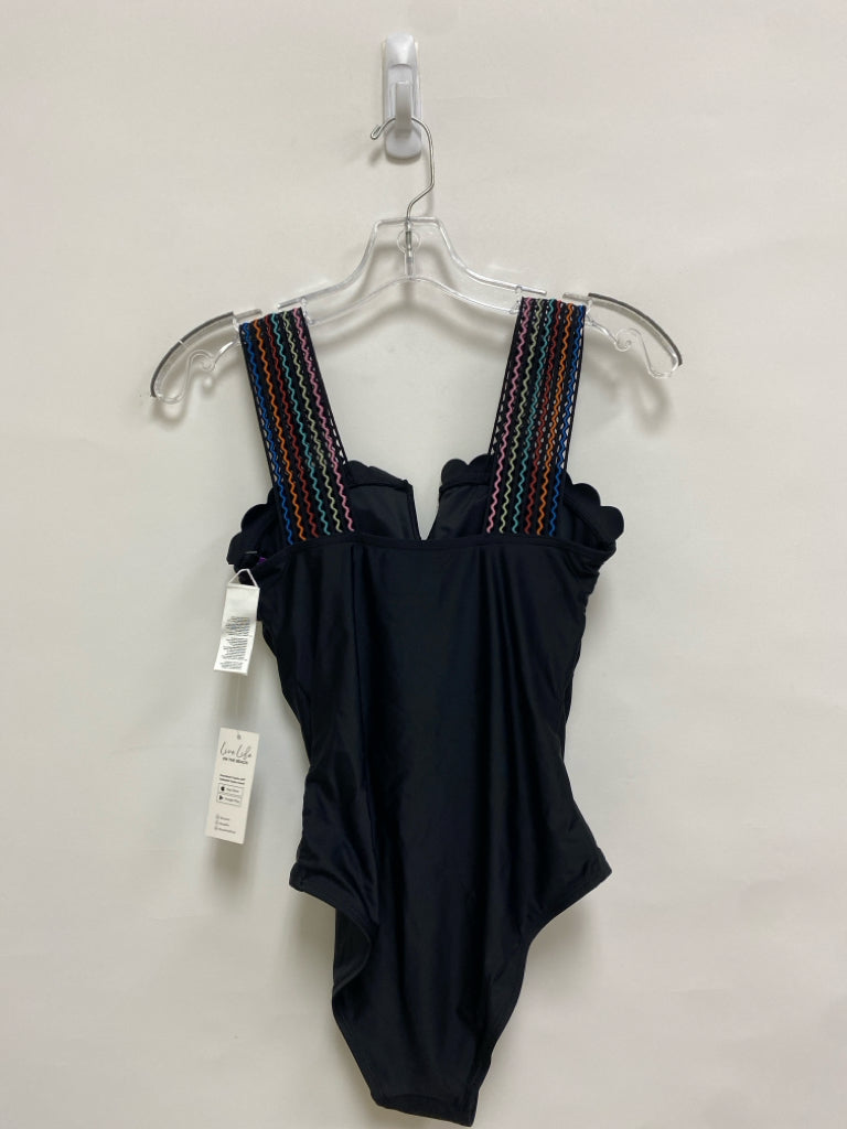 NWT Cupshe Size S Black Multi Color Ladies Swimwear