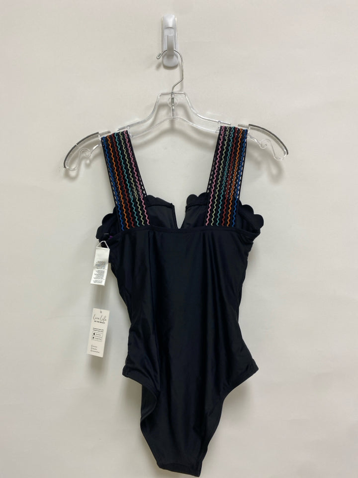 NWT Cupshe Size S Black Multi Color Ladies Swimwear