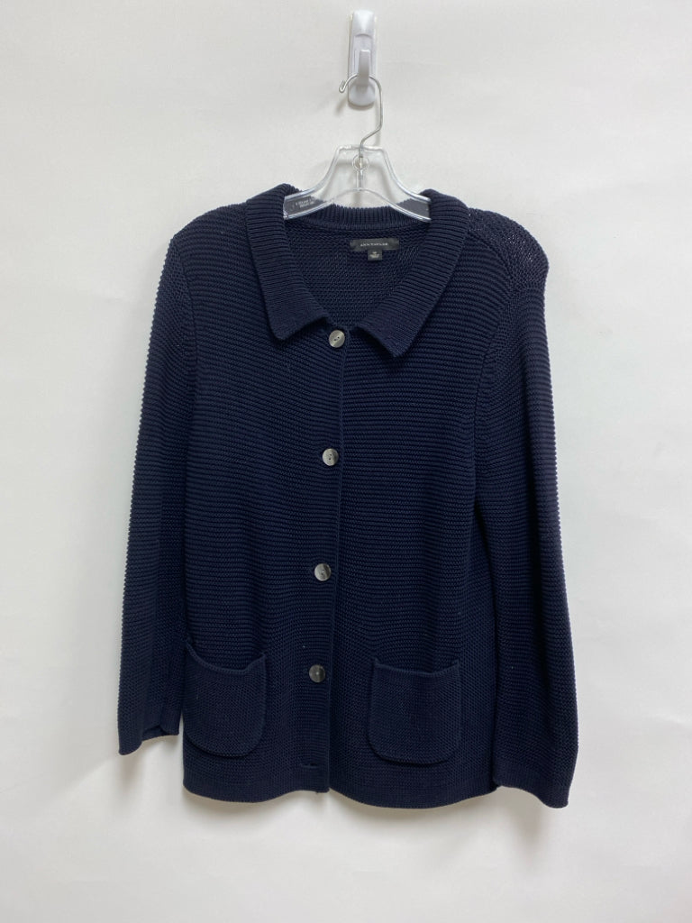 Ann Taylor Size M Navy Ladies Sweater