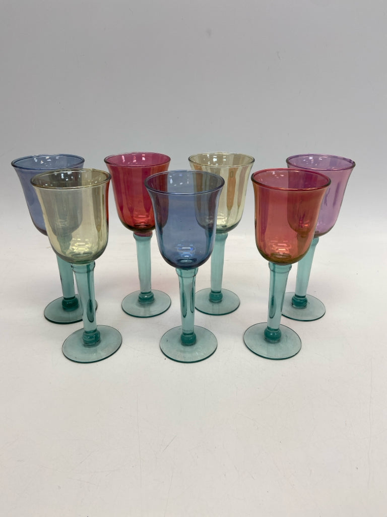 Beige Iridescent Iridescent Glassware