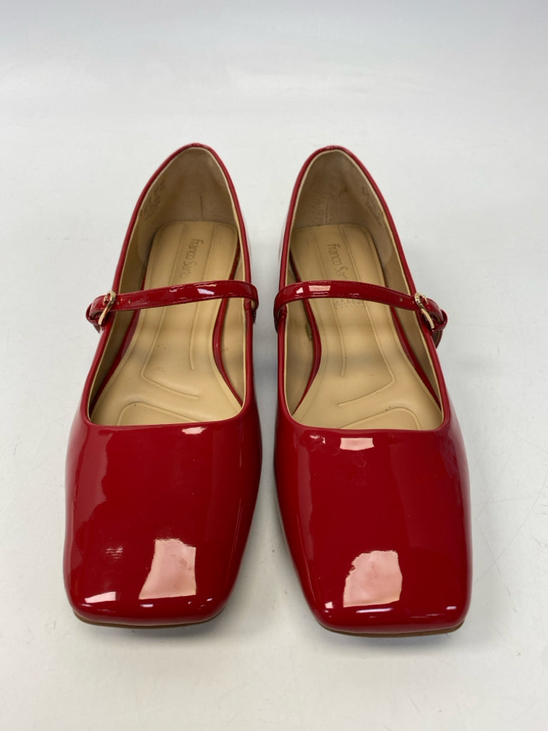 Franco Sarto  Size 9 Red Patent Flats