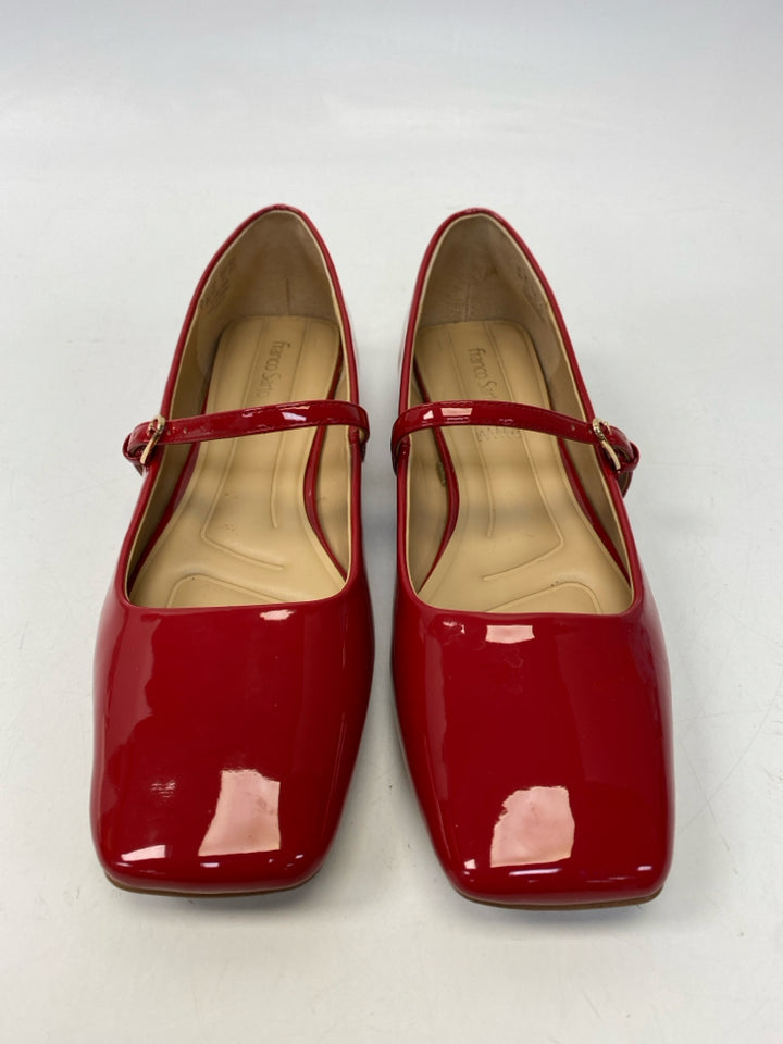 Franco Sarto  Size 9 Red Patent Flats