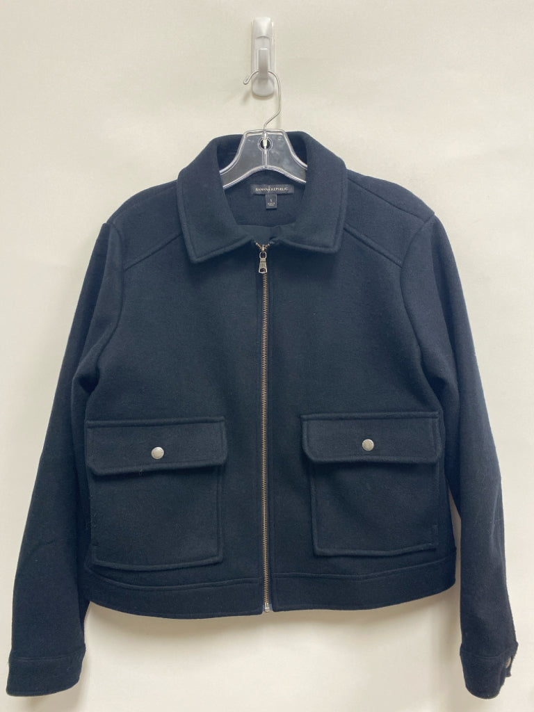 Banana Republic Size S Black Zip Down Ladies Jacket