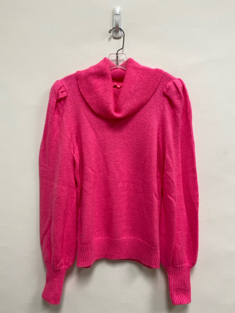 LILLY PULITZER Size S Neon Pink Cowl Neck Ladies Sweater