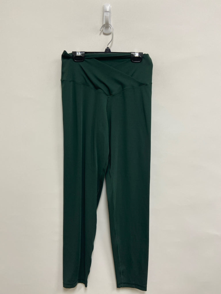 Aerie Size L Forest Green Cropped Ladies Leggings
