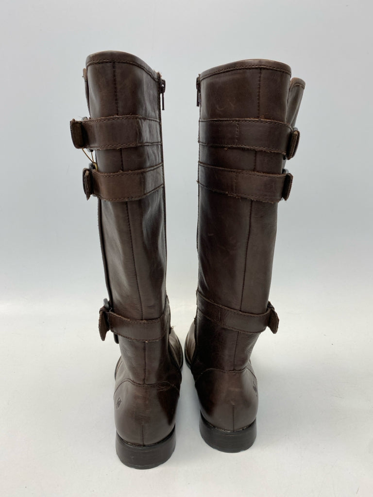 Born US Shoe Size 8.5 Brown Leather Boots