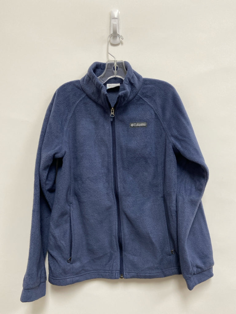 Columbia SIZE 14/16 Slate Blue Zip Down Fleece Girl&