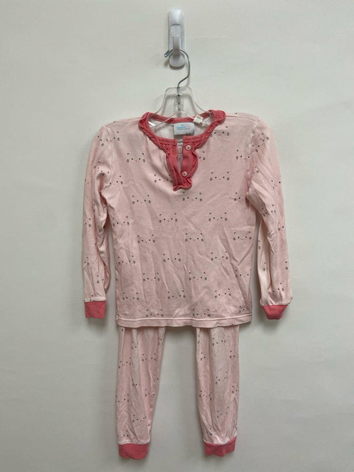 SIZE 8 Pale Pink Gray Kitty Girl&