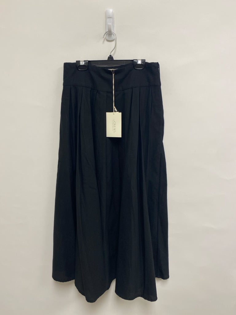 NWT The GREAT. Size S Black Cotton Ladies Skirt