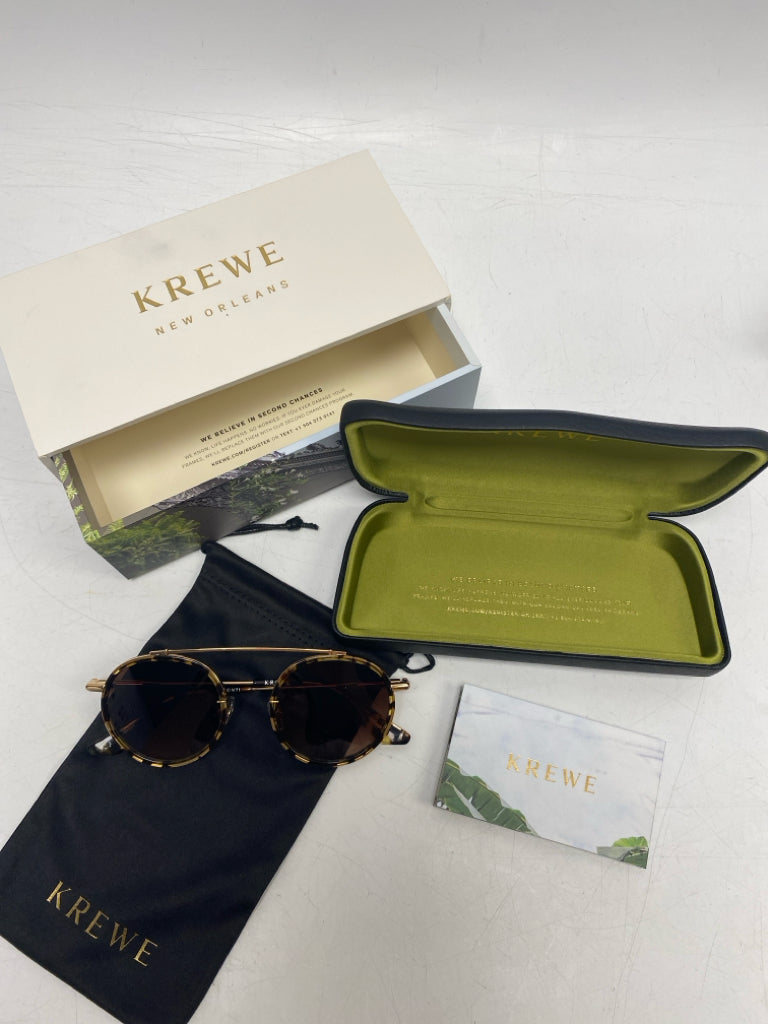 Krewe Conti Lulu 18k 49-20 Sunglasses w/Hardcase &amp; Box