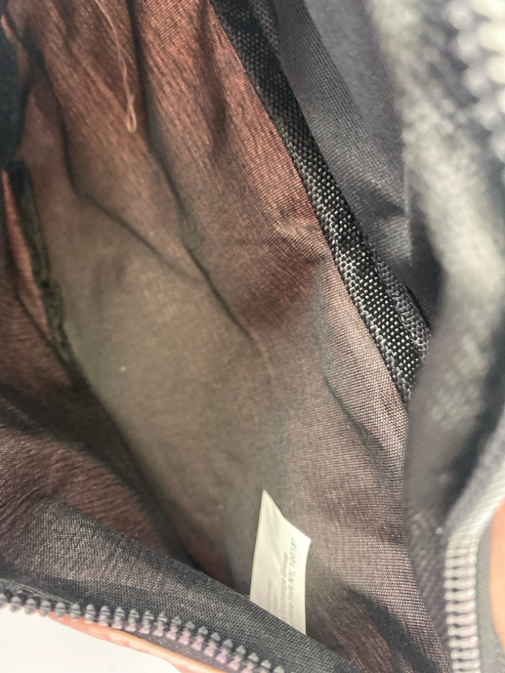 Blush Black Nylon Belt Bag