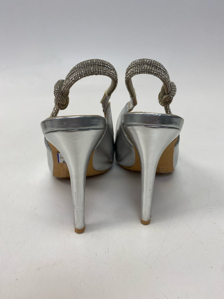 Size 5.5 Silver Metallic Heels