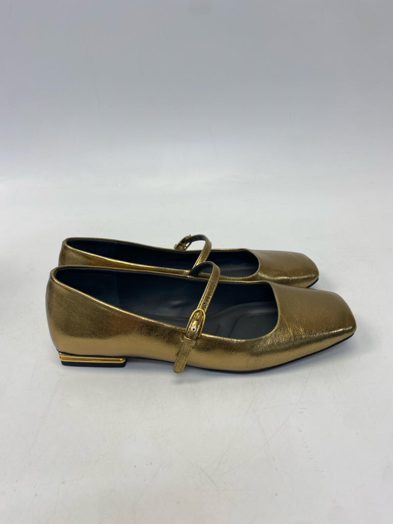 Franco Sarto US Shoe Size 8 Gold Metallic Flats