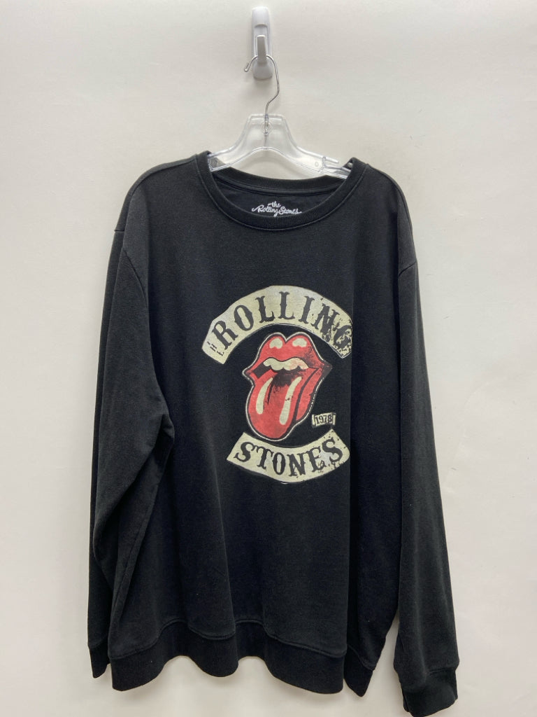 Size XXL Black Tan Plus Size Sweatshirt